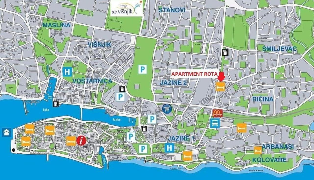 Apartment Rota Задар Экстерьер фото